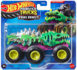 Mattel Hot Wheels Monster Trucks hatkerekű vontató - Skelesaurus (JCH42)