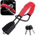  Kormányzár Csattal Az Autóhoz Lopásgátló Erős Robusztus Kulcstartó