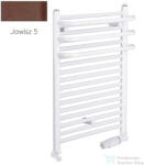 Radeco ARIA A1-500/1 490x535 törölközőszárítós radiátor, JOWISZ 5 (matt barna) színben (Radeco_ARIA_A1_500_1_JOWISZ5)