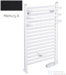 Radeco ARIA A1-500/1 490x535 törölközőszárítós radiátor, MERKURY 8 (selyemfényű fekete) színben (Radeco_ARIA_A1_500_1_MERKURY8)