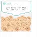 DpCraft Fa Dekorációs Gombok 30db Craft CEGU-016 (CEGU-016)