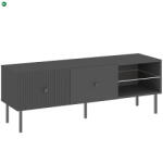 INTERMEBLE Tv Állány Fekete Színben. VIENA LOWBOARD 135 cm