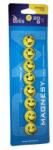 Tetis Hűtőmágnes Tetis Smiley 8 Db 20 mm Sárga (GM300-TY8)