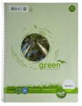 Formatwerk College Format Werk Ursus Green A4-es jegyzetfüzet, 80 lapos, négyzet alakú, 60 g, újrahasznosított
