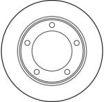 TRW DF1725 féktárcsa (1db)