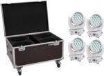  EUROLITE Set 2x LED TMH-X4 Moving Head Wash Zoom wh + EU Case with wheels (20000954)