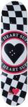The Heart Supply Heart Supply Insignia Check Gördeszka Lap - 8" - Fekete 8" fehér|fekete|vörös