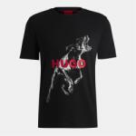 Hugo Тениска Hugo Animal Oversized Fit T-Shirt - Black 002