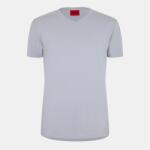 Hugo Тениска Hugo Short Sleeve V Neck T Shirt - Medium Grey