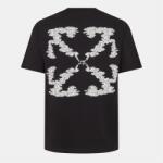 Off White Тениска Off White Men's Cloud Arrow T-Shirt - Black-White