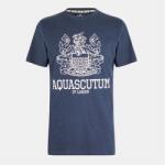 AQUASCUTUM Тениска AQUASCUTUM Men's T-Shirt - Navy/White