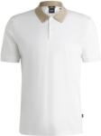 Boss Блуза с яка Boss Men's Phillipson Cotton Short Sleeve Slim Fit Polo Shirt - Natural 101