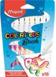 Maped Filctoll készlet, kimosható, ecsetjellegű, MAPED "Color ’Peps Brush", 10 különböző szín (IMA848010) - tintasziget