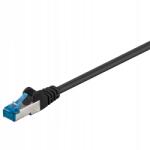 Goobay Patchcord Lan kábel Cat 6A S/ftp fekete 3m (93787)