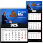  Háromrészes Naptár 2026 Fali Vicces Politikai Ajándék Mém Minták