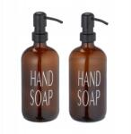 Relaxdays Kézi szappanadagoló álló 2 db Relaxdays 500 ml (10046068)