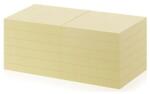 Office Depot 76x76mm újrahasznosított sárga jegyzettömb (1419032) - tintasziget