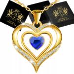 Mennica Świdnicka Nyaklánc Arany Ezüst 925 Szív medál medállal Ajándék Anyának