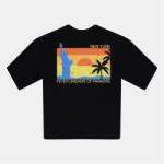 Rose London Тениска Rose London Fewer Dreams T-shirt - Black