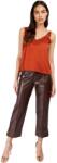 Little Mistress Потник Little Mistress Women's Woven Cami Vest - Rust
