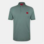 Hugo Блуза с яка Hugo Mens HUGO Deruso Short Sleeve Polo Shirt with Logo Detail and Ribbed Collar - Premium Cotton - Open Green 343