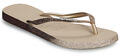 Havaianas Lábujjközös papucsok SLIM SPARKLE II Bézs 41 / 42