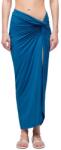 SUNDEK Pareo skirt in lycra sarong - Blue (Abyss)