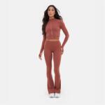 I Saw It First Горнище с цип I Saw It First Zip Thru Long Sleeve Top - Mocha