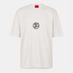 Hugo Тениска Hugo Men's Dwresto Cotton T-Shirt - Natural 102