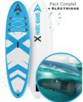 X Paddle Boards Felfújható Elektromos SUP deszka E-XITE 335 x 84 x 15cm fehér|kék