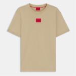 Hugo Тениска Hugo Mens HUGO Diragolino Contemporary T-Shirt with Logo Detail - Med Beige 269