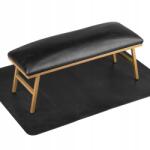  Bőr Kéztámasz Manikűrhez És Pedikűrhez, Fekete (LEATHER HAND REST FOR MANICURE AND PEDICURE)