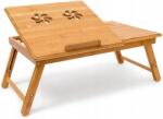 Relaxdays Laptop asztal ágyhoz kanapéhoz Állítható BambuszRelaxdays (10019147)