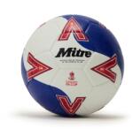 Mitre Футболна топка Mitre FA Cup 2025 Train Footballs - White/Blue