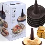 BNTrade Szilikon Perforált Formák Bagel Készítéséhez Bagel Formák Tölcsér 6 Db (FOREMKI_BNTRADE_ BJGLI_x6)