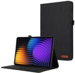  FABRIC husă tip carte pentru Xiaomi Pad 7 / Pad 7 Pro / Pad 8 / Pad 8 Pro negru