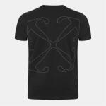 Off White Тениска Off White Men's - Crew Neck T-Shirt - Black-White