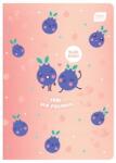 Interdruk Füzet A5 32K kockás Illatos kék berry mintás 1 (6262)