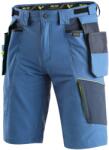 CXS Munkavédelmi rövidnadrág CXS NAOS - Kék / kék / sárga | 52 (1060-100-406-52)
