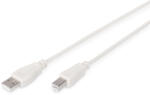 ASSMANN AK-300105-018-E USB kábel USB 2.0 1, 8 M USB A USB B 0, 48 Gbit/s Bézs (AK-300105-018-E)