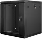 Lanberg WF01-6612-10B állvány 12U Falra szerelhető állvány Fekete (WF01-6612-10B)