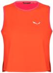 Salewa Women's Dry Hybrid Tank Vest - Red Orange