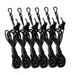 TigerWood Elszívó TigerWood Silk 2m/6 db fekete (Odciąg do tarpa Black Silk - 6 szt.)