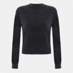 I Saw It First Фланелка с дълъг ръкав I Saw It First Washed Rib Long Sleeve Top - Grey