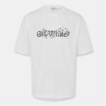 Off White Тениска Off White Men's - Flower Skate T-Shirt - White-Black