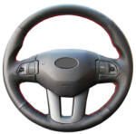  Kia bőr kormányvédő - méretpontos, varrható kivitel (KVKI1)