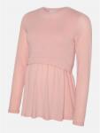 Mamalicious Women's Mama Mlanabella Puff Sleeve Top - Rosette