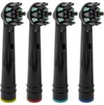 Spinel 4 Db Pick Clean Black Fej Oral-b Braun Elektromos Fogkeféhez (EB25-P 4 szt.)