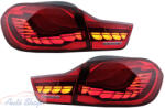  OLED hátsó lámpák BMW 4-es széria F32 F33 F36 M4 F82 F83 (2013-03.2019) modellekhez, piros színben, dinamikus szekvenciális irányjelzővel