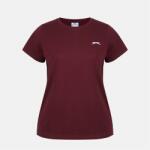 Slazenger Дамска тениска с къс ръкав Slazenger Crew Neck Tee Womens - Burgundy